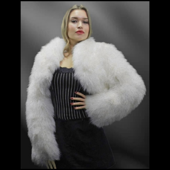 White Fox Fur Jacket - Picture 4 of 5